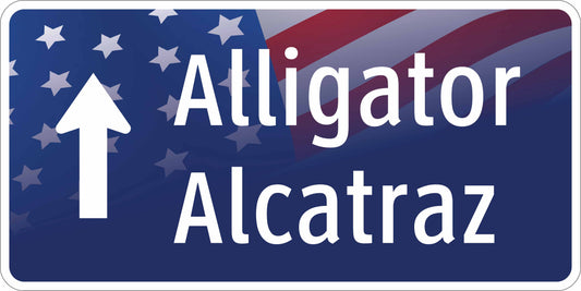 Alligator Alcatraz Commemorative Sign