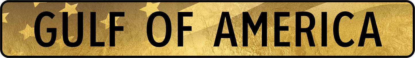 Gulf Of America Commemorative Sign