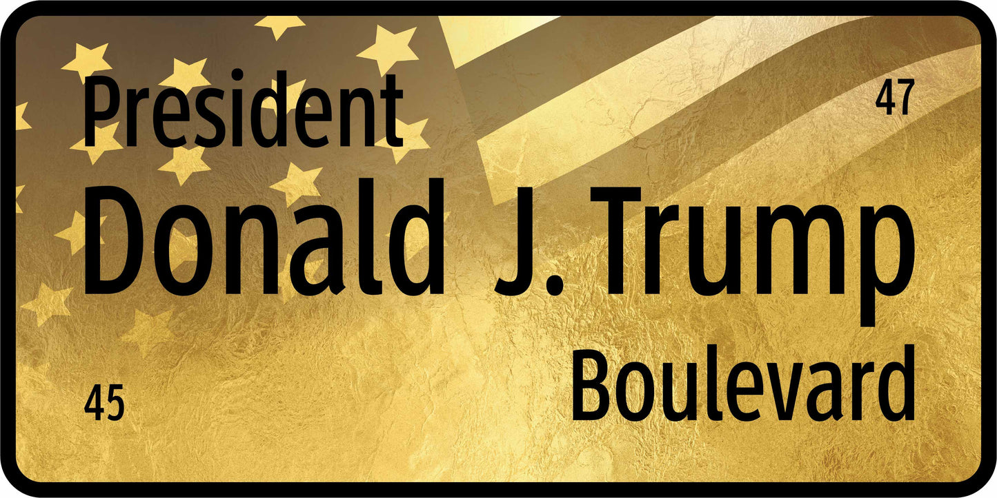 Pres. Donald J. Trump Blvd Commemorative Sign