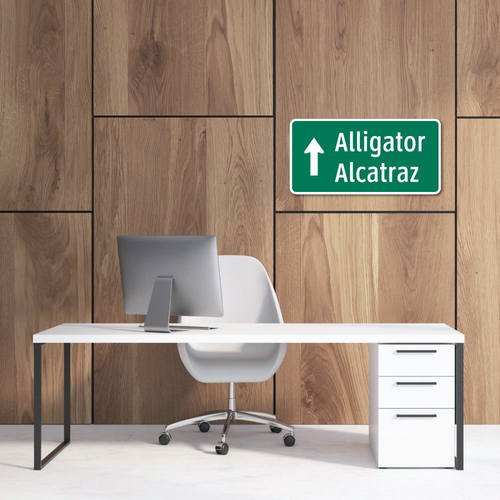 Alligator Alcatraz Commemorative Sign