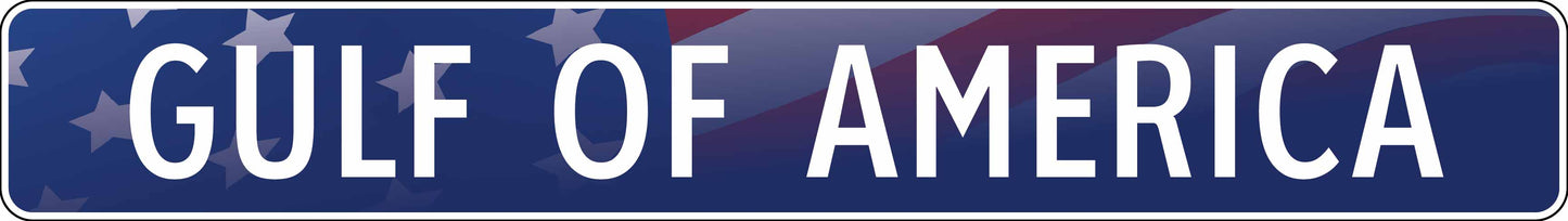 Gulf Of America Commemorative Sign